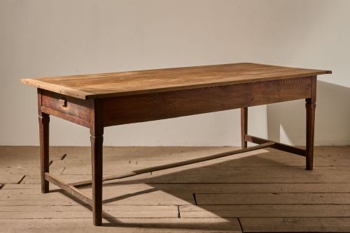 19TH CENTURY FRENCH ELM FARMHOUSE TABLE - ADDITIONAL PHOTO 2