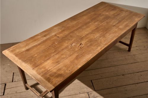 19TH CENTURY FRENCH ELM FARMHOUSE TABLE - ADDITIONAL PHOTO 3