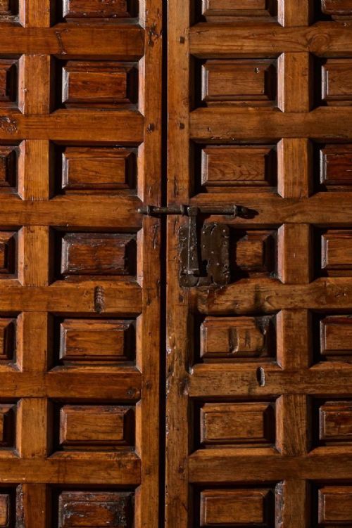 fig 1. 18th Century Spanish walnut cupboard