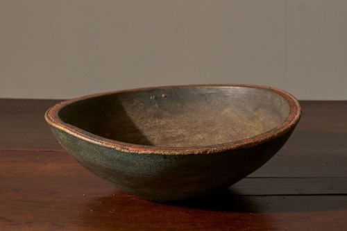 18TH CENTURY PAINTED SWEDISH BOWL NO 2 - ADDITIONAL PHOTO 2