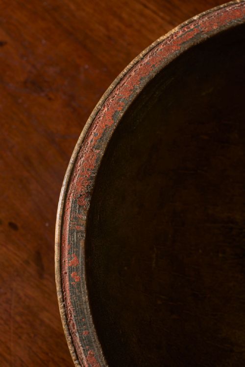 18TH CENTURY PAINTED SWEDISH BOWL NO 2 - ADDITIONAL PHOTO 3