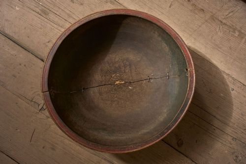 18TH CENTURY ORIGINAL PAINTED SWEDISH BOWL NO1 - ADDITIONAL PHOTO 5