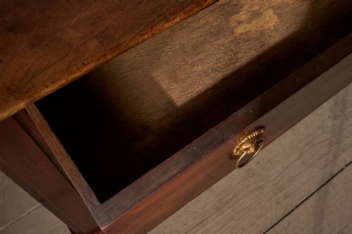 19TH CENTURY MAHOGANY PAW FOOTED CHEST OF DRAWERS - ADDITIONAL PHOTO 6