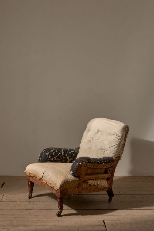 19TH CENTURY HOWARD STYLE ARMCHAIR