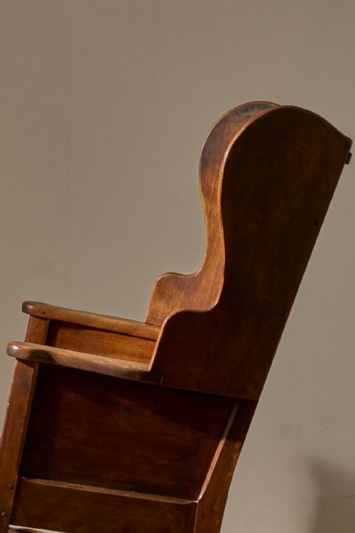 18TH CENTURY OAK LAMBING ROCKING CHAIR - ADDITIONAL PHOTO 3