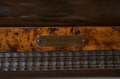LARGE 19TH CENTURY ITALIAN EBONISED AND FAUX TORTOISESHELL MIRROR NO2 - ADDITIONAL PHOTO 4