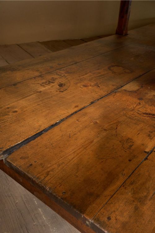 3M 19TH CENTURY PINE PREP TABLE KITCHEN COUNTER - ADDITIONAL PHOTO 10
