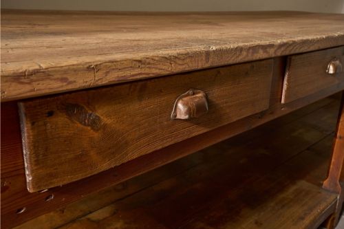 3M 19TH CENTURY PINE PREP TABLE KITCHEN COUNTER - ADDITIONAL PHOTO 14