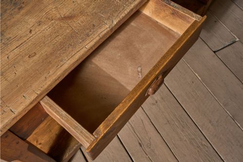 3M 19TH CENTURY PINE PREP TABLE KITCHEN COUNTER - ADDITIONAL PHOTO 15