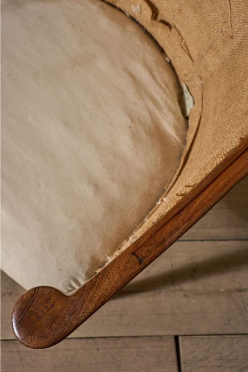 ELEGANT GEORGIAN MAHOGANY TUB CHAIR - ADDITIONAL PHOTO 2