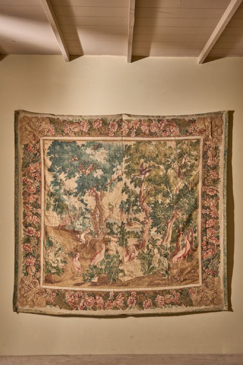 Large 19th Century Hanging Tapestry