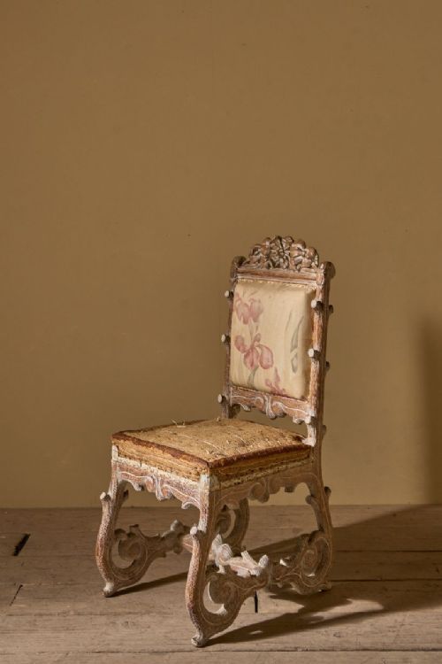19th Century Faux Bois Side Chair