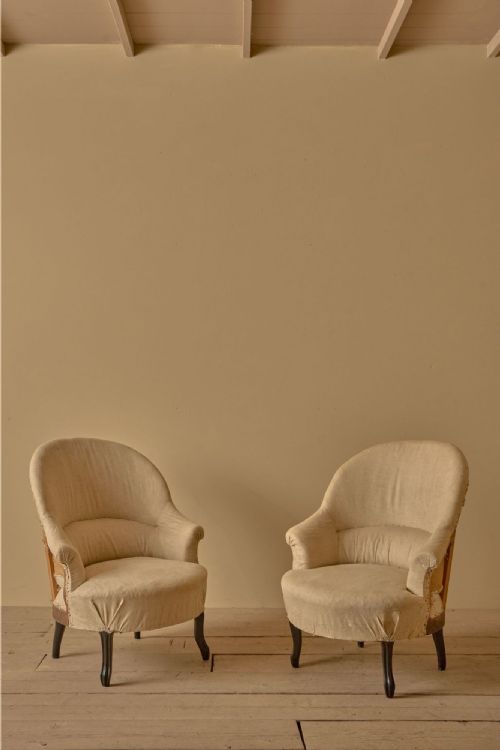 Pair of Neatly Proportioned Napoleon III Tub Chairs
