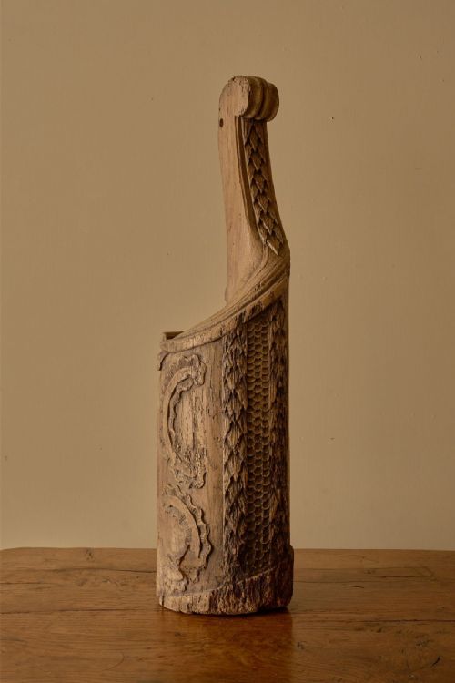 18th Century Carved Newel Post