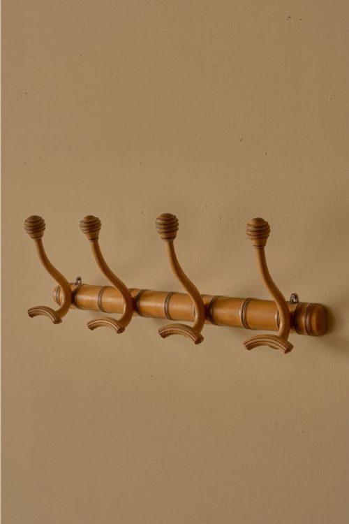 19th Century French Faux Bamboo Coat Hook