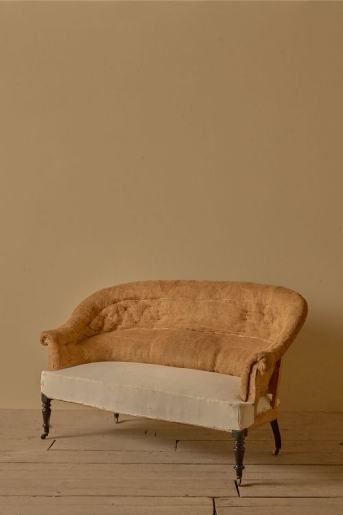 Napoleon III Curved Back French Sofa