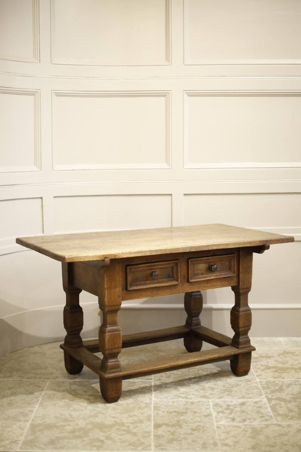 17th century oak Belgian centre table