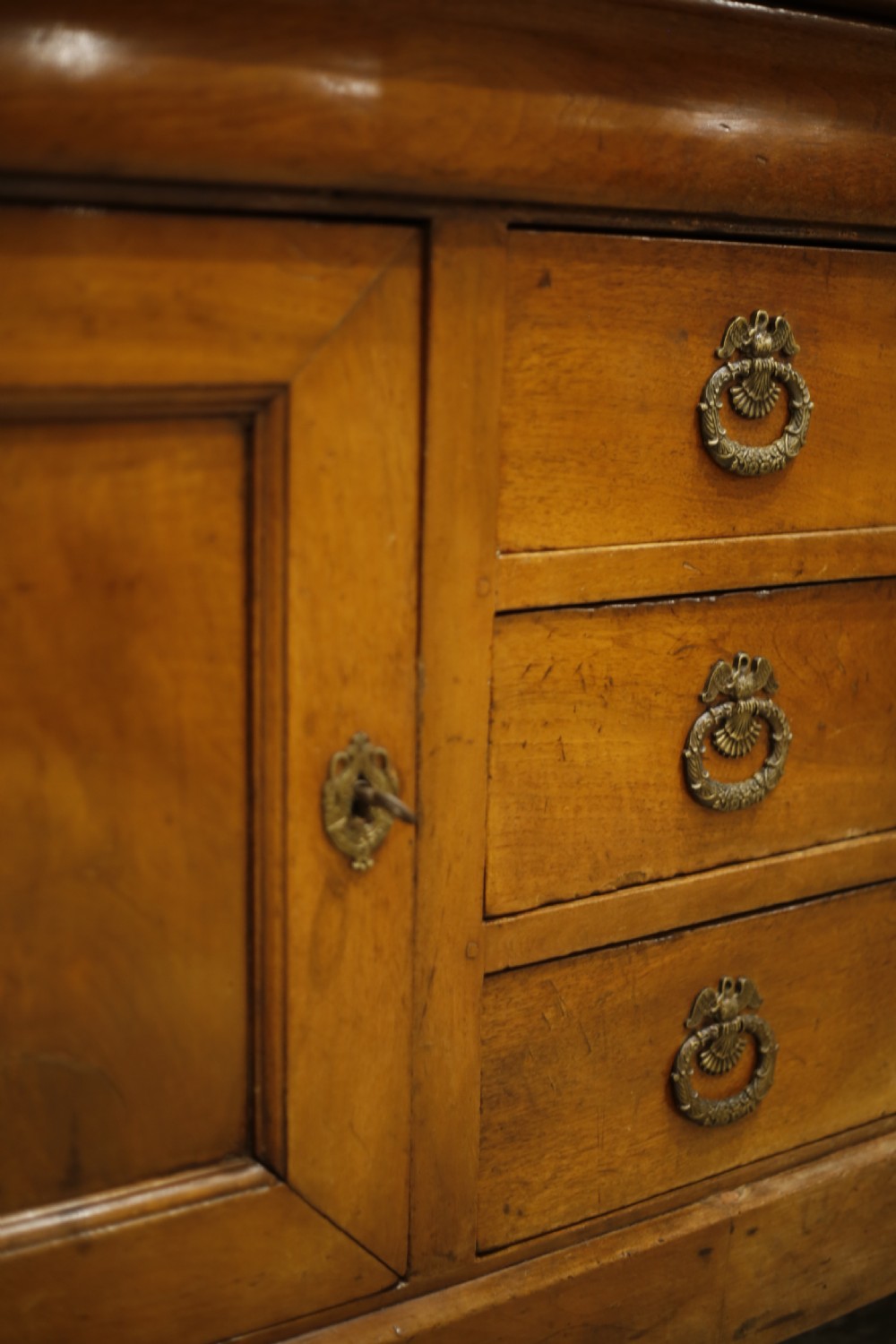 19th Century French cherrywood sideboard View II