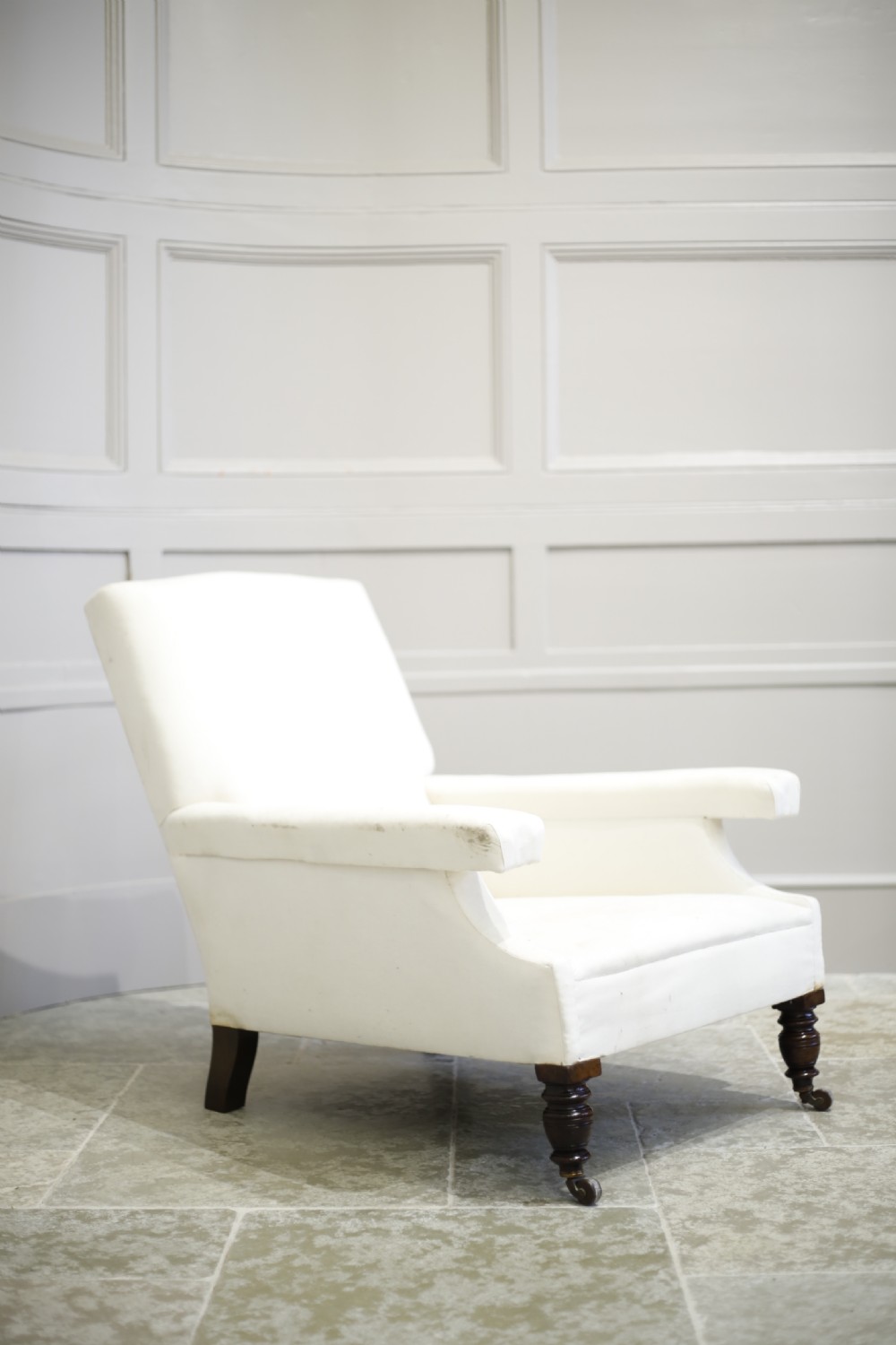 19th century Deep seated country house armchair