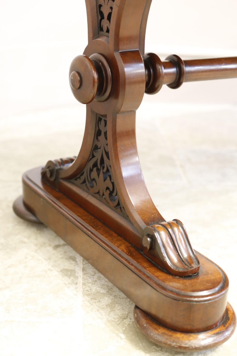 Victorian mahogany writing desk View II