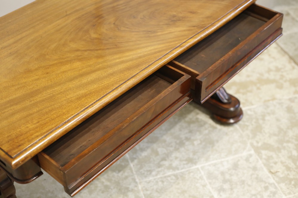 Victorian mahogany writing desk View VI