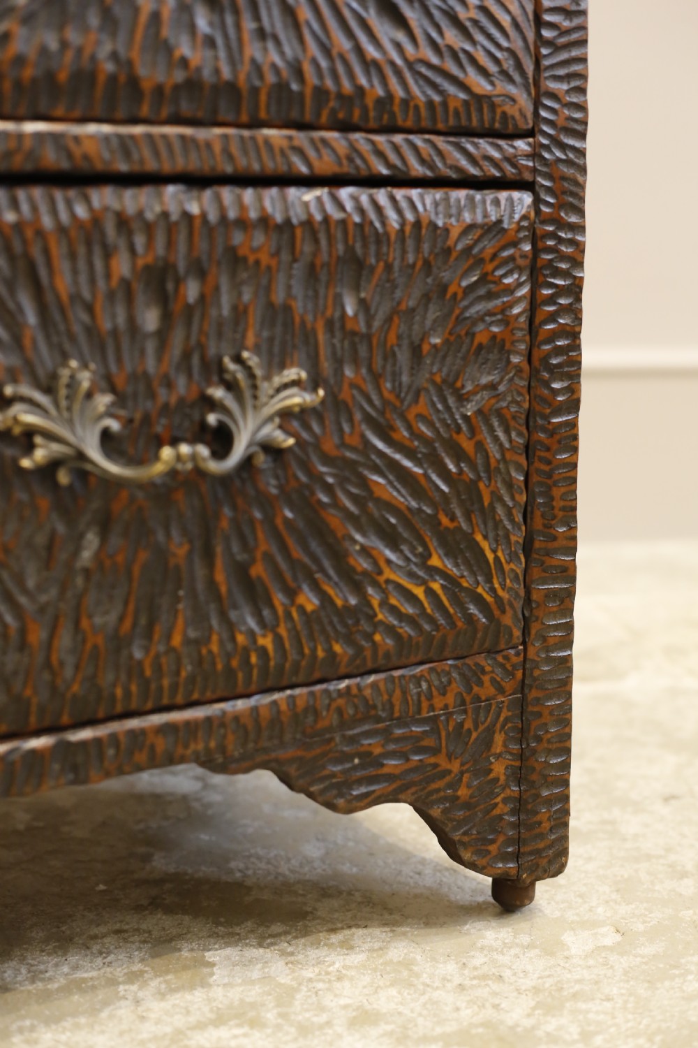 Early 20th century heavily carved chest of drawers View VIII