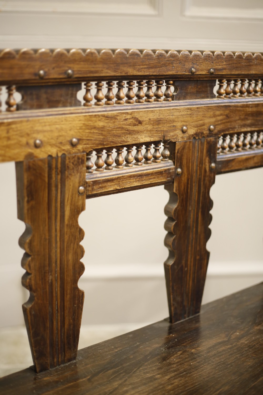 19th century French Breton country bench View IV
