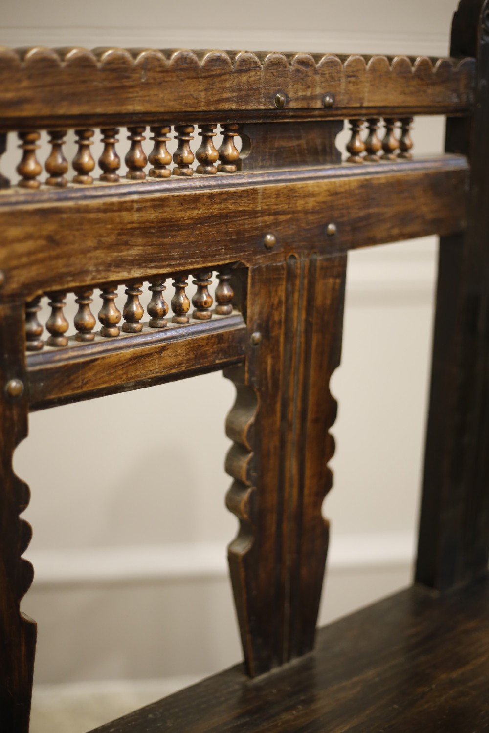 19th century French Breton country bench View VIII