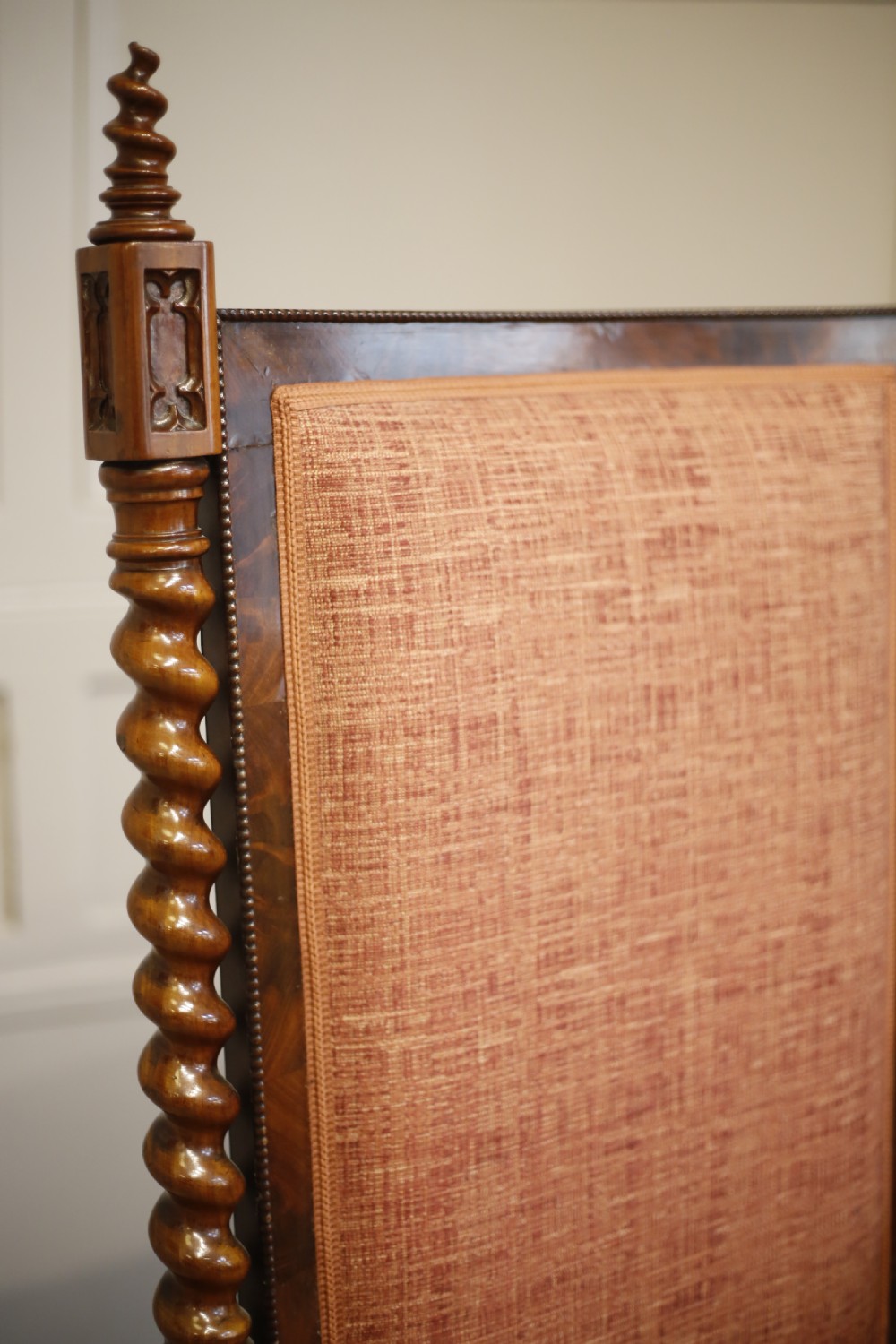19th century Puginesque Gothic throne chair View IV