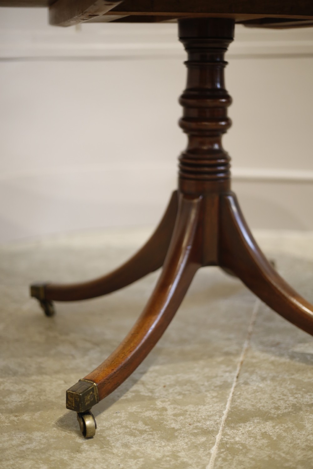 Regency mahogany oval flip top breakfast table View VII