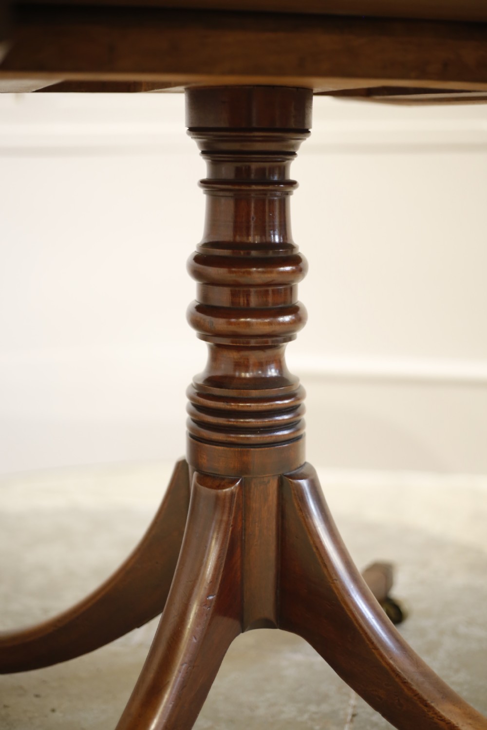 Regency mahogany oval flip top breakfast table View VIII