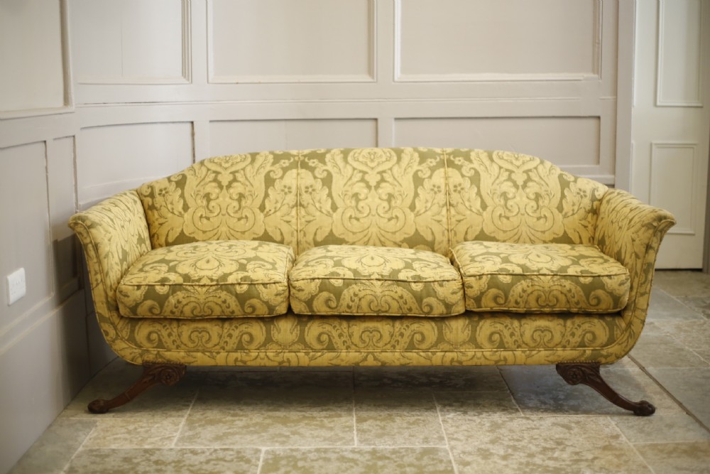 Early 20th century Regency style sofa View IV
