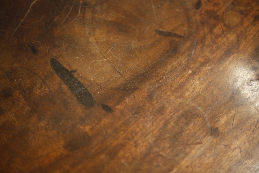 Characterful Georgian mahogany flip top table View VI