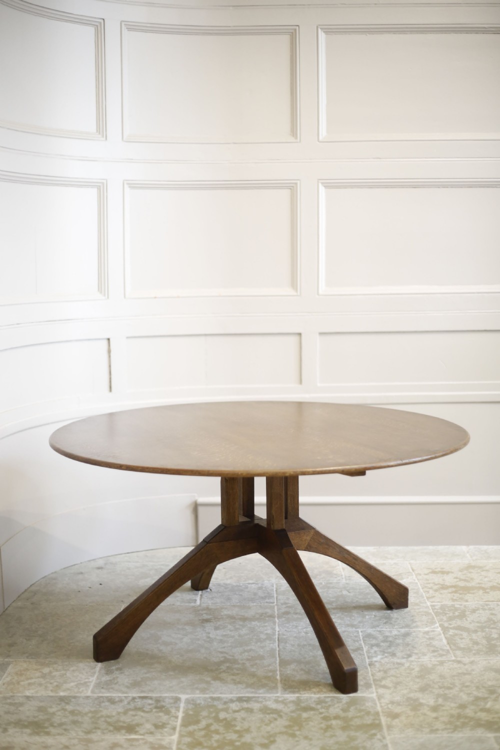Large Arts and crafts circular centre table