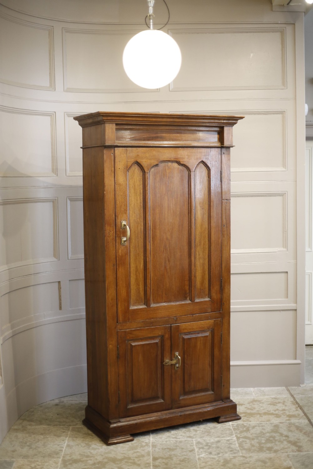 19th century Teak Gothic cupboard from Goa