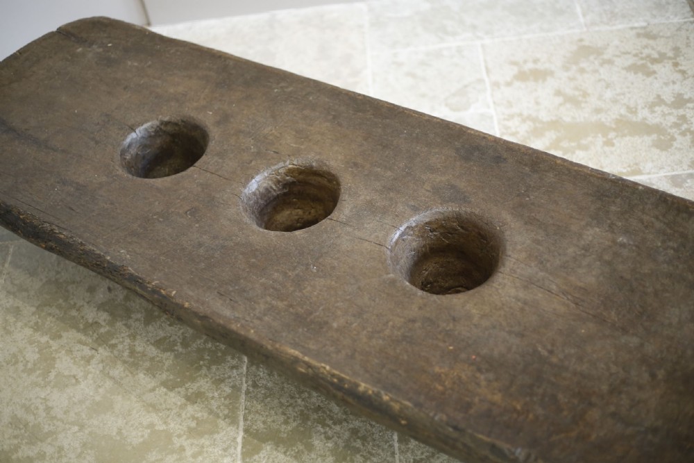 Long 19th century Nagaland cooking table- coffee table View III
