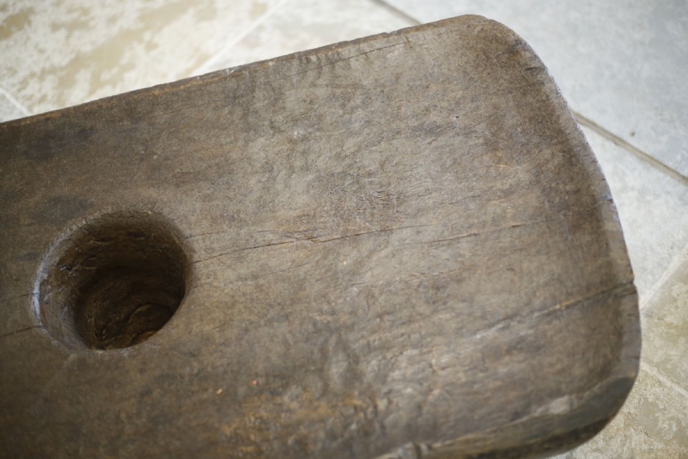 Long 19th century Nagaland cooking table- coffee table View IV