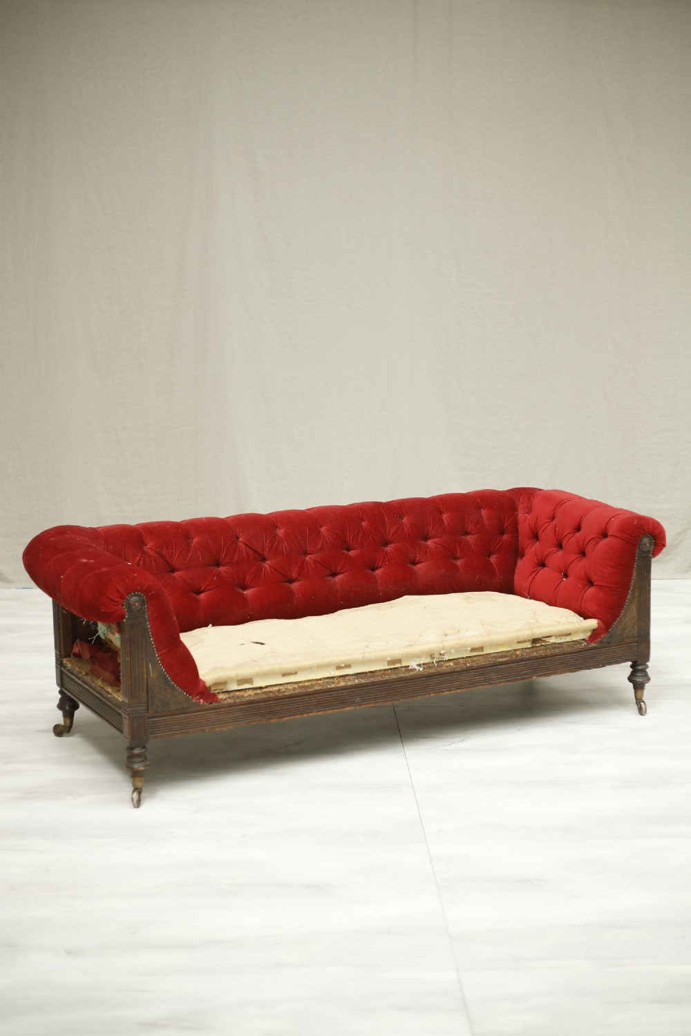 Large Aesthetic movement chesterfield sofa