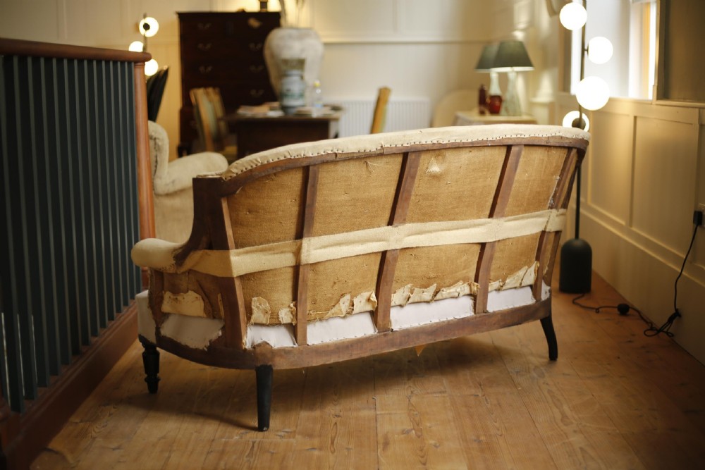 Napoleon III shield backed sofa View III