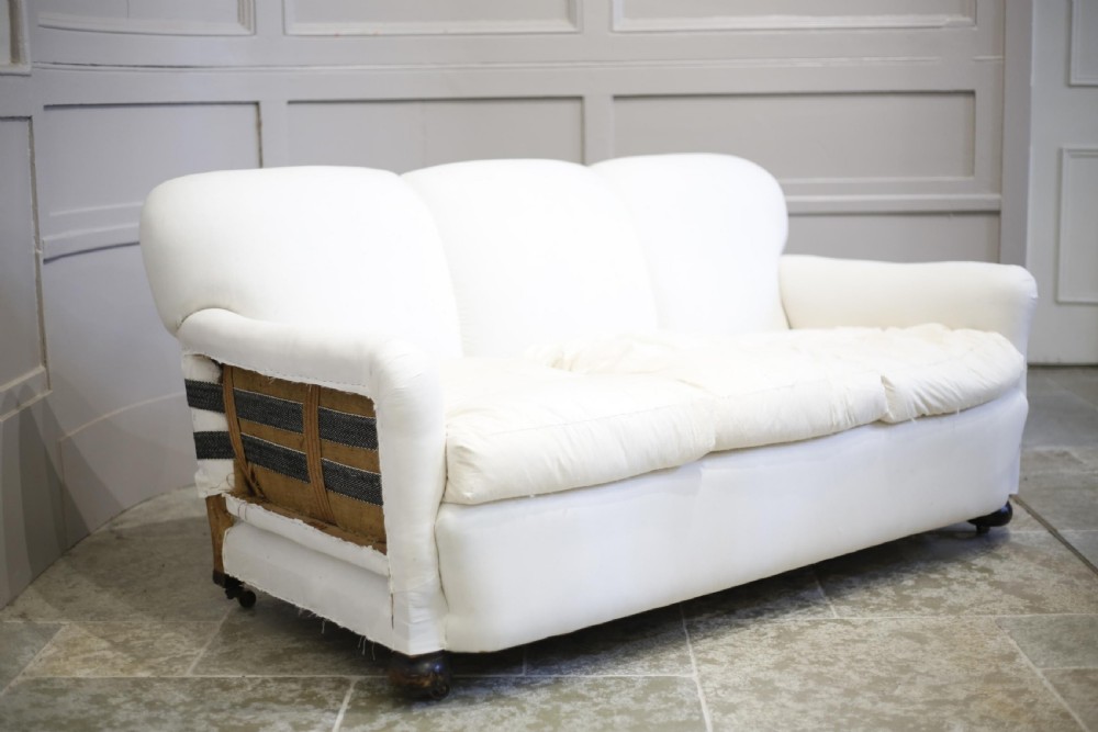 1930's English Country house sofa with cushions View II