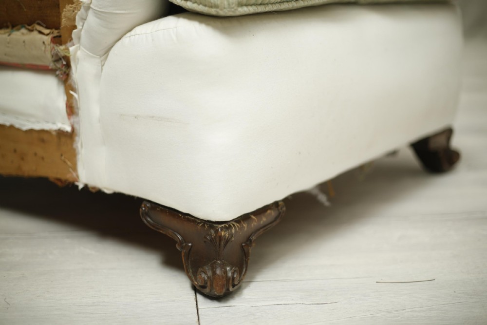 19th century Deep seated country house armchair View II