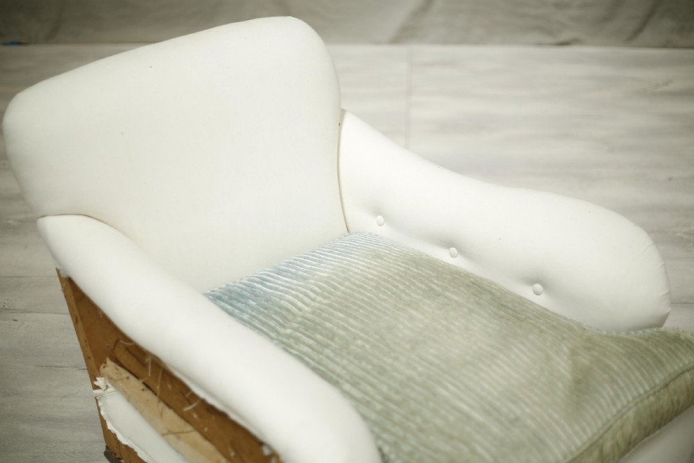 19th century Deep seated country house armchair View IV