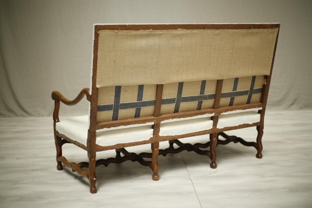 19th century Os De Mouton French hall bench View IX