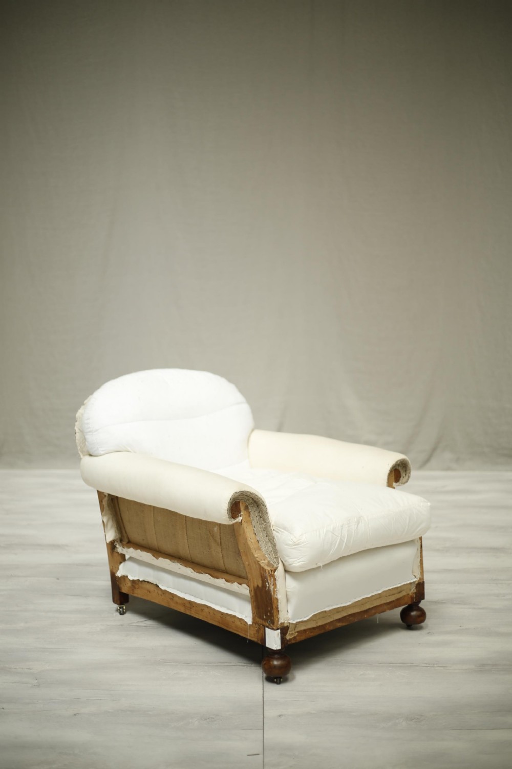 Large Deep seated Victorian armchair