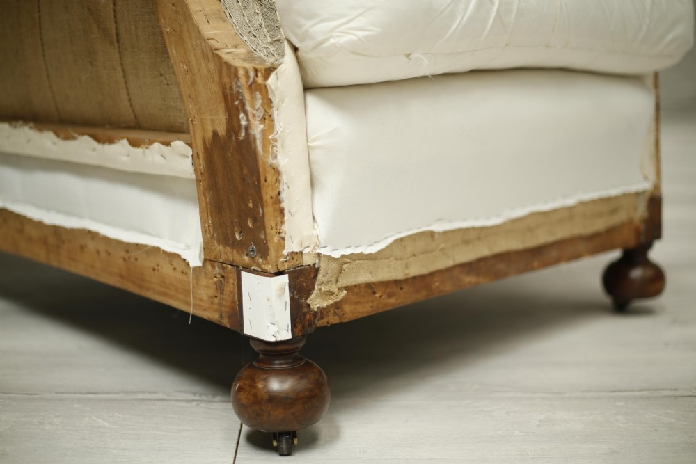 Large Deep seated Victorian armchair View III
