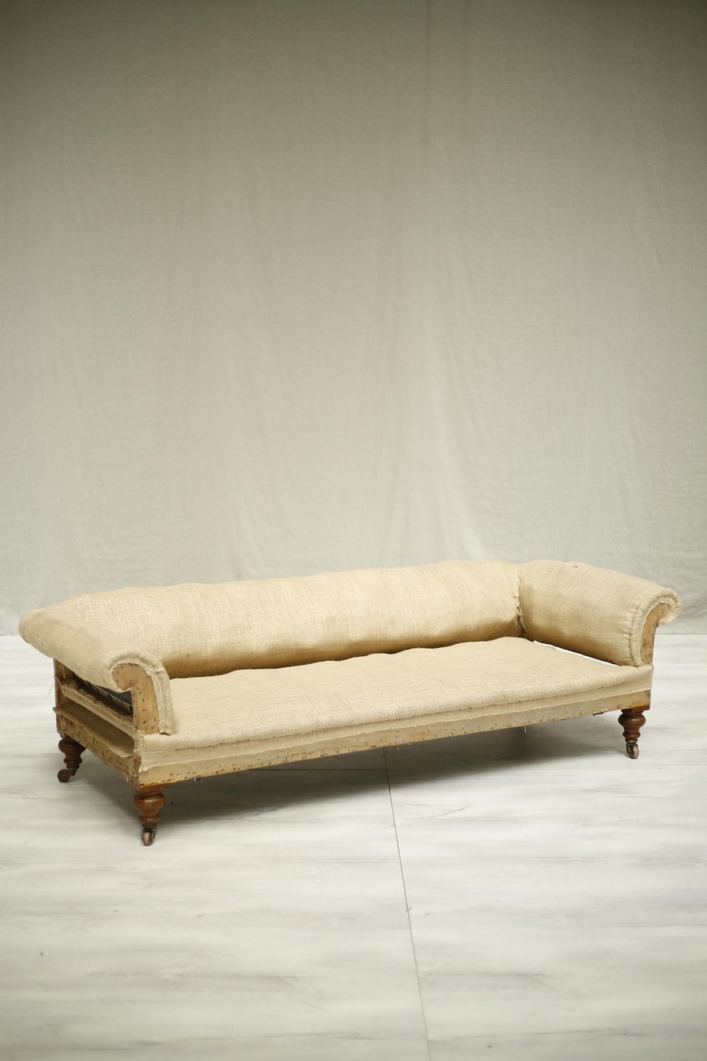 Victorian low backed English country house sofa