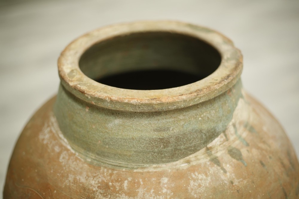 Early 20th century Turkish Olive pot No21 View IV