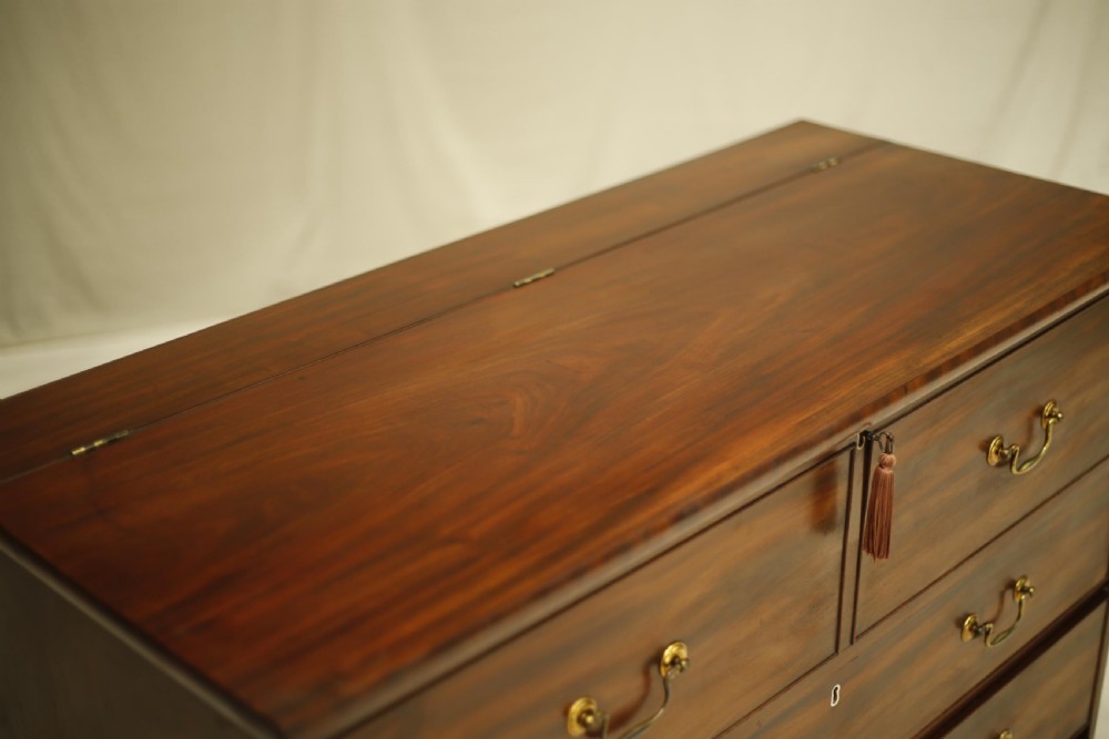 Georgian open top Mahogany chest of drawers View VI