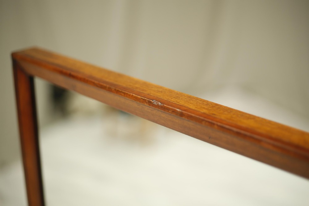 19th century Mahogany framed tailors mirror View IV