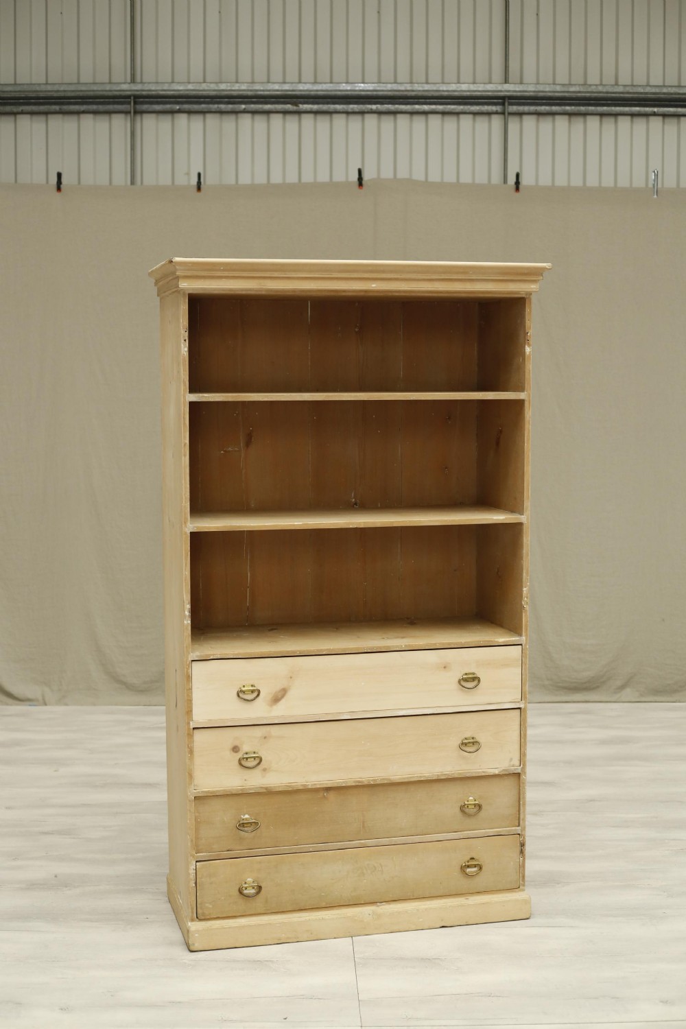 19th century pine cupboard from a Scottish chemist